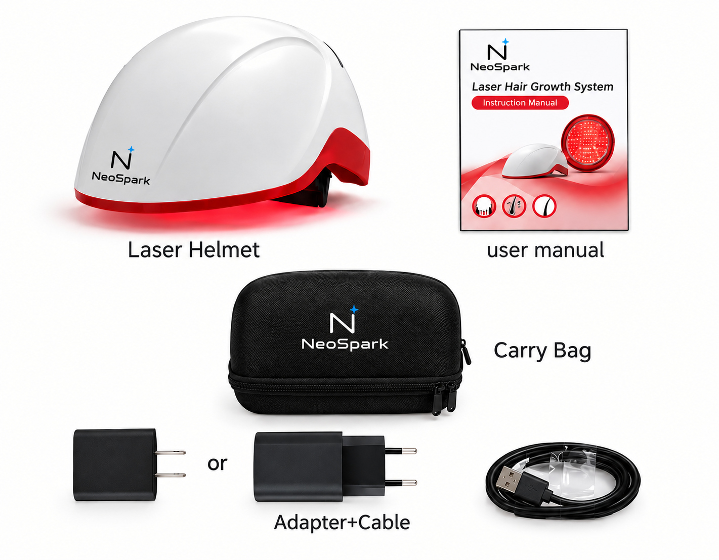 NeoSpark™ Red Light Laser Hair Growth Helmet